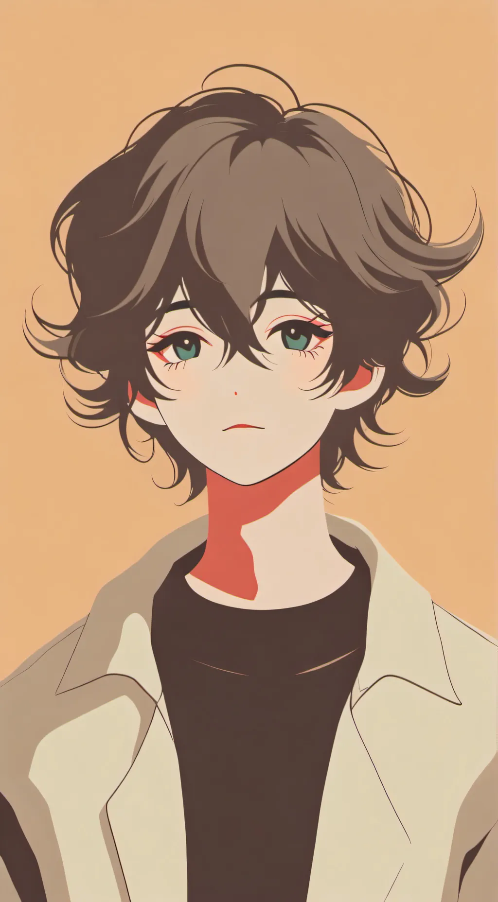 ai character: MHA chico trans background