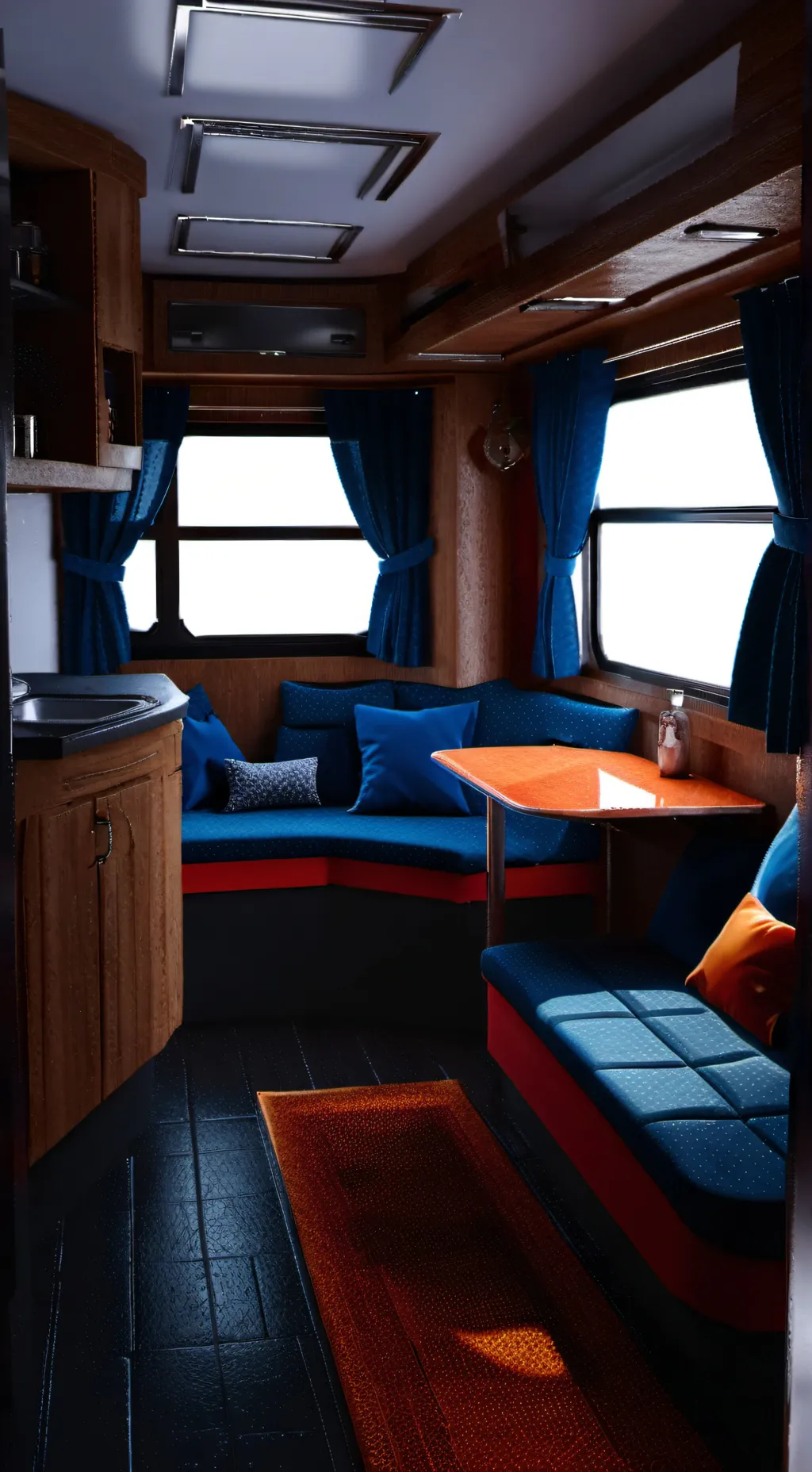 ai character: caravan trip!  background