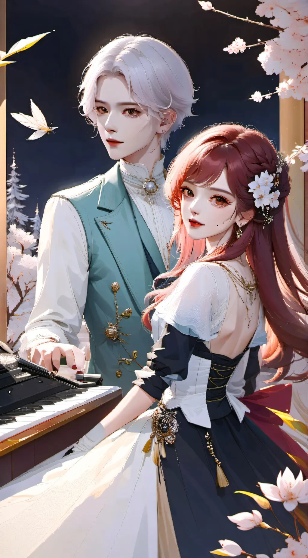 ai character: Noah and daisy  background