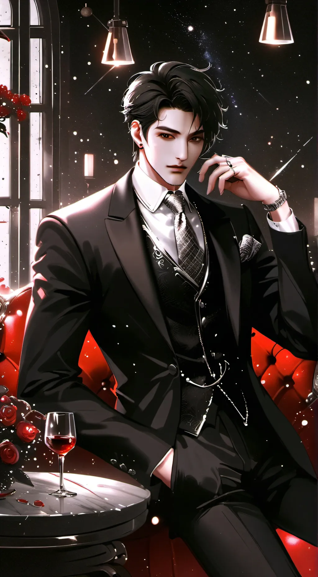 ai character: ༻𓊈𒆜𝓔𝓵𝓲𝓪𝓼 𒆜𓊉༺ background