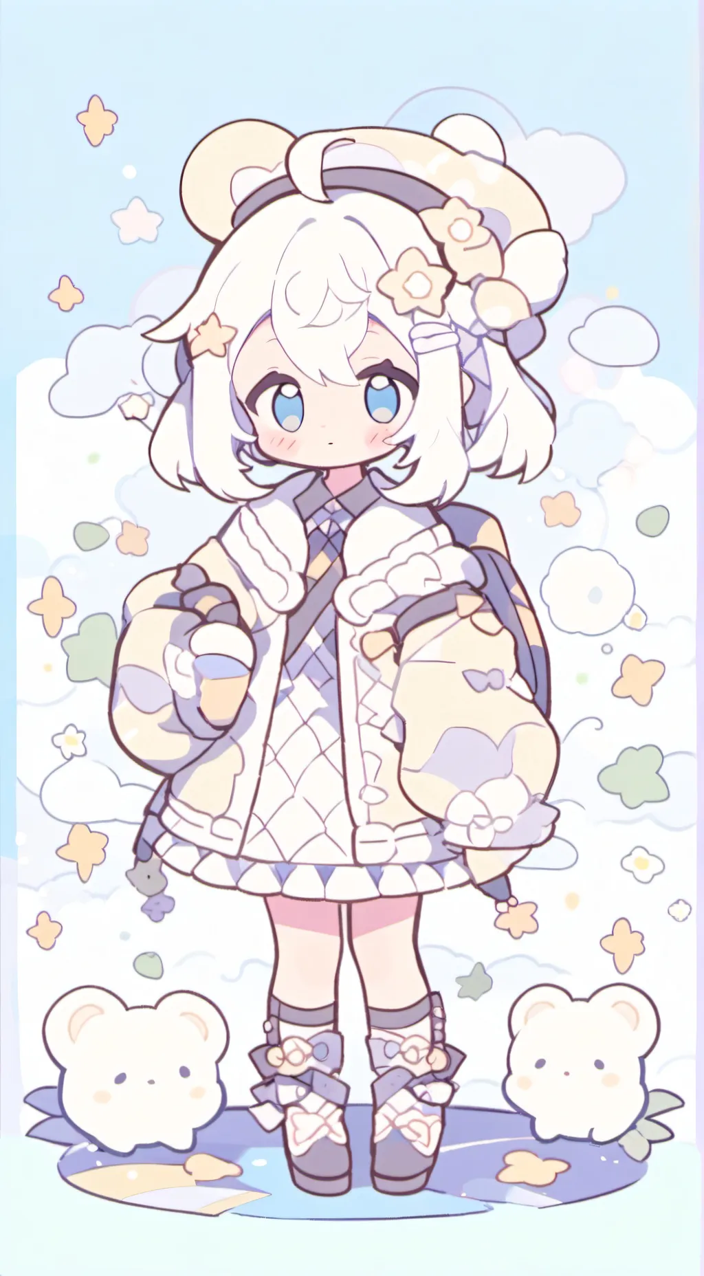 ai character: Tu eres la fav beb background