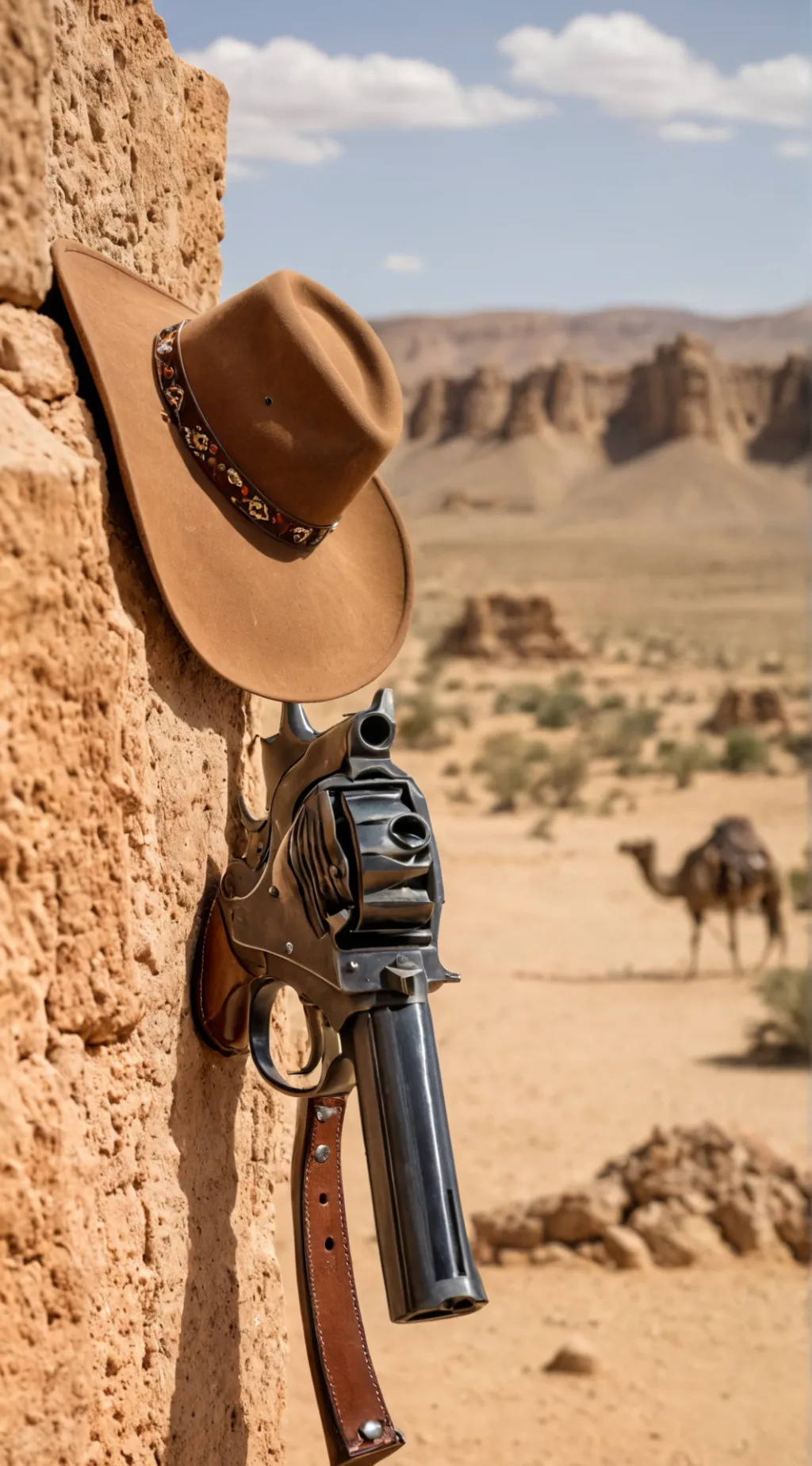 ai character: western wall  background