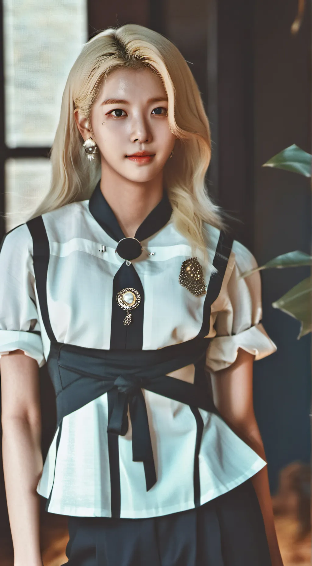 ai character: Rose background