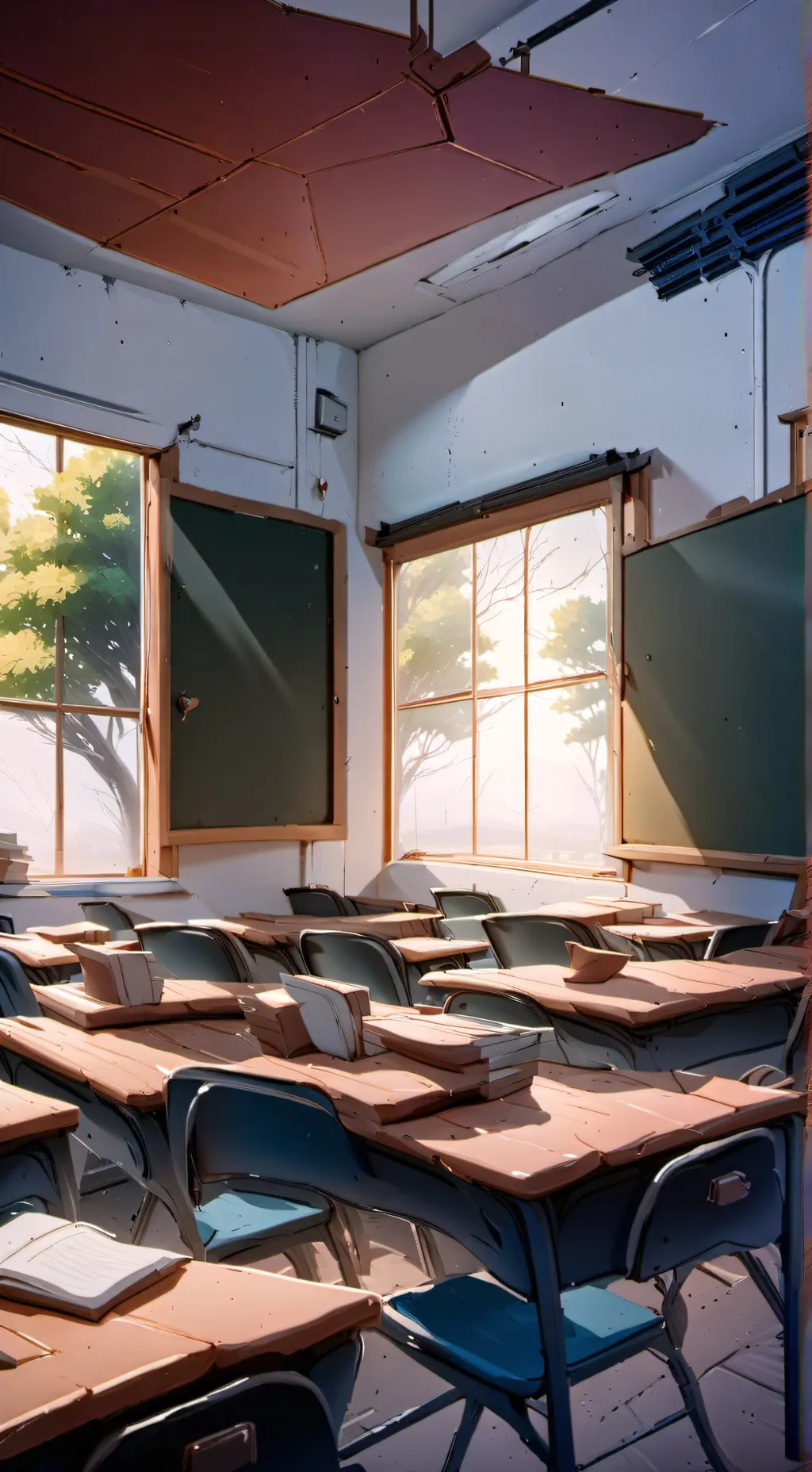 ai character: Art club background