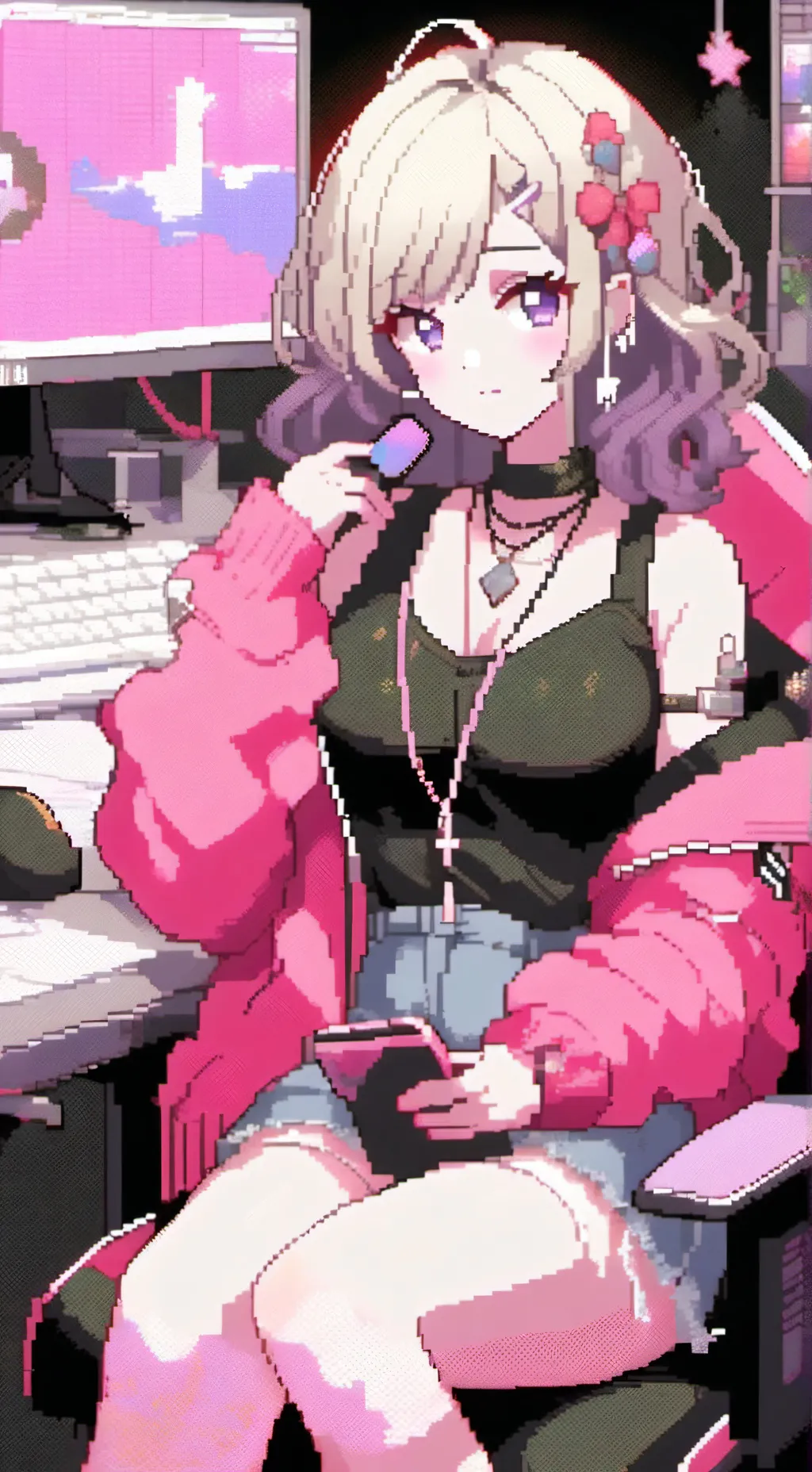 ai character: Lila background