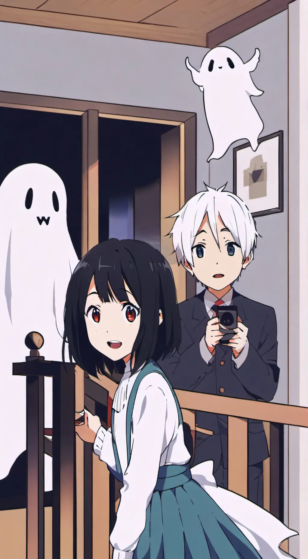 ai character: sleeping ghosts  background