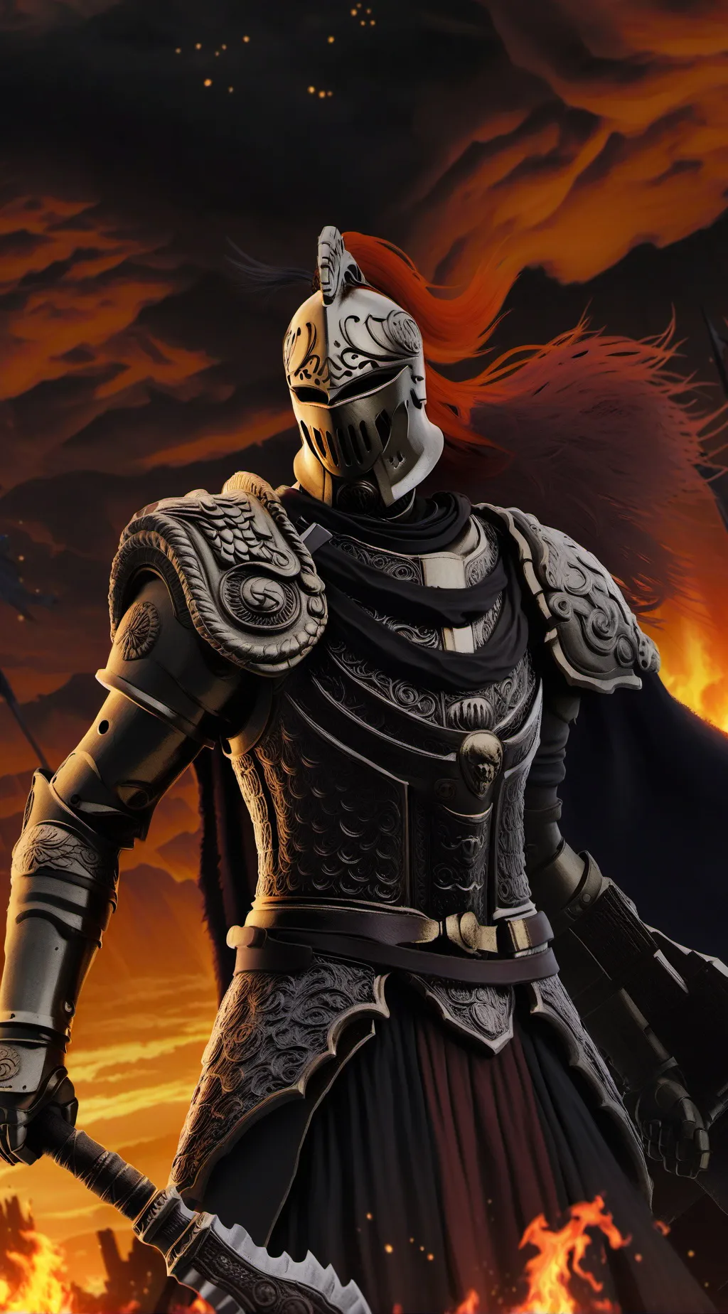 ai character: Doomslayer background