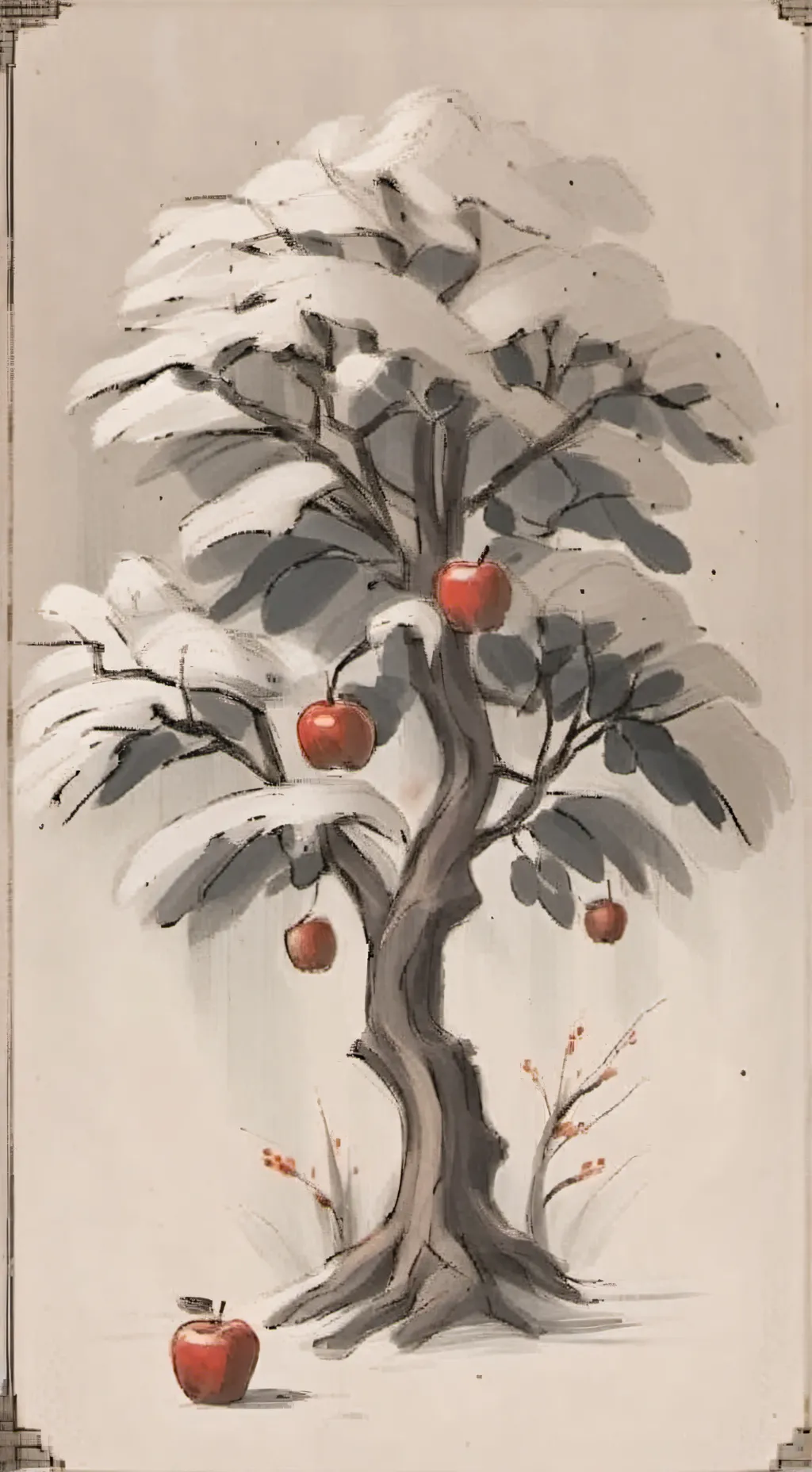 ai character: Apple  background