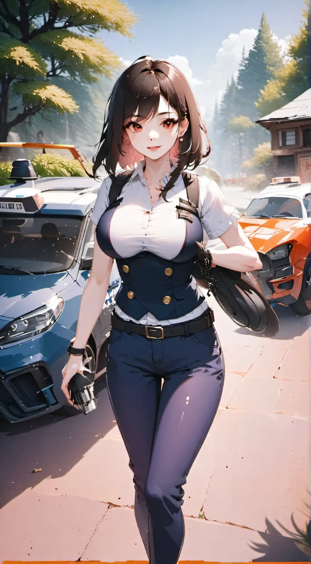 ai character: ~~< adriana ! >~~ background