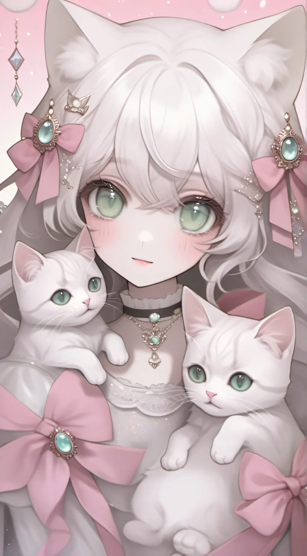ai character: Kitty 🐈 background