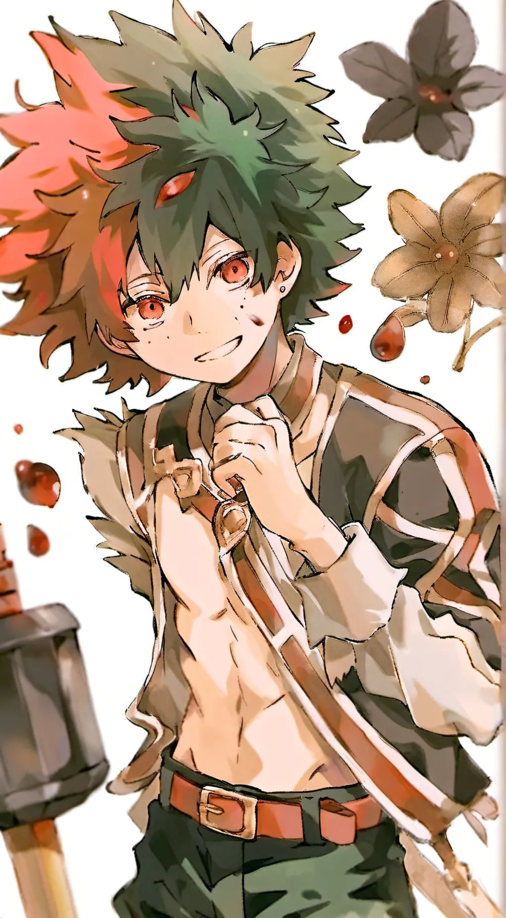 ai character: deku  background