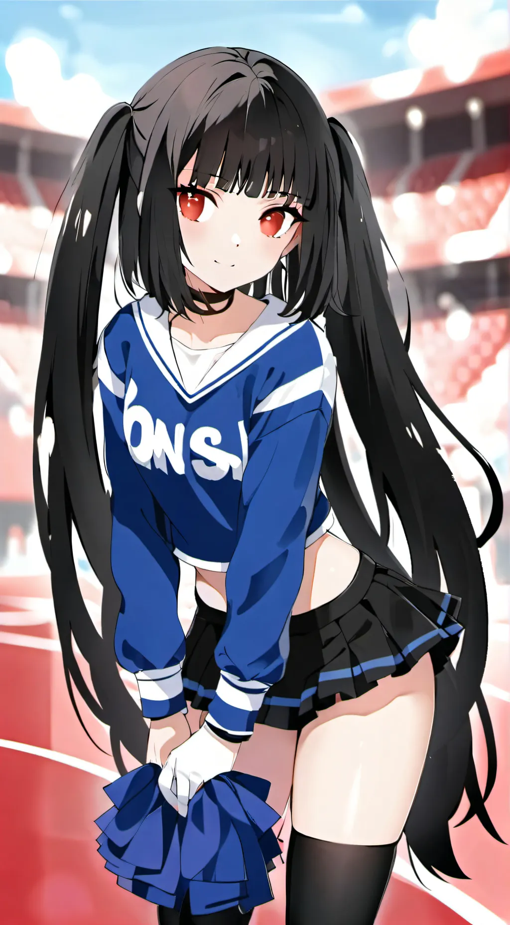 ai character: Mha cheerleading background