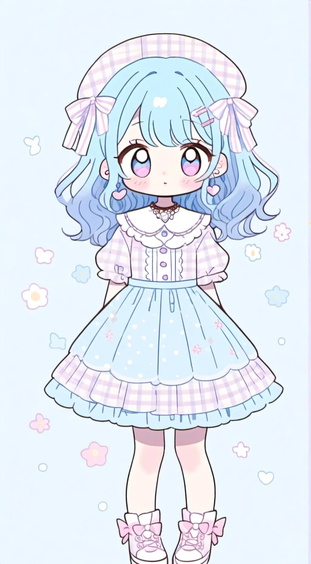 ai character: infección kawaii  background