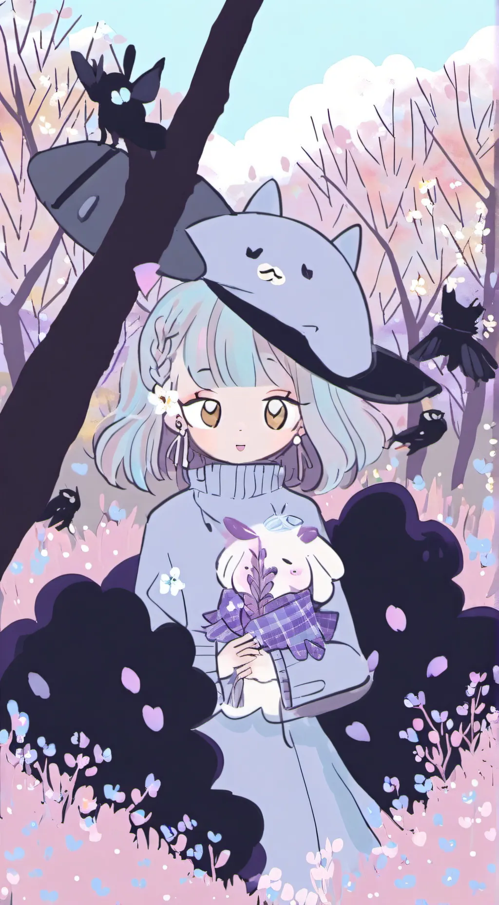 ai character: evellyn ♡ background