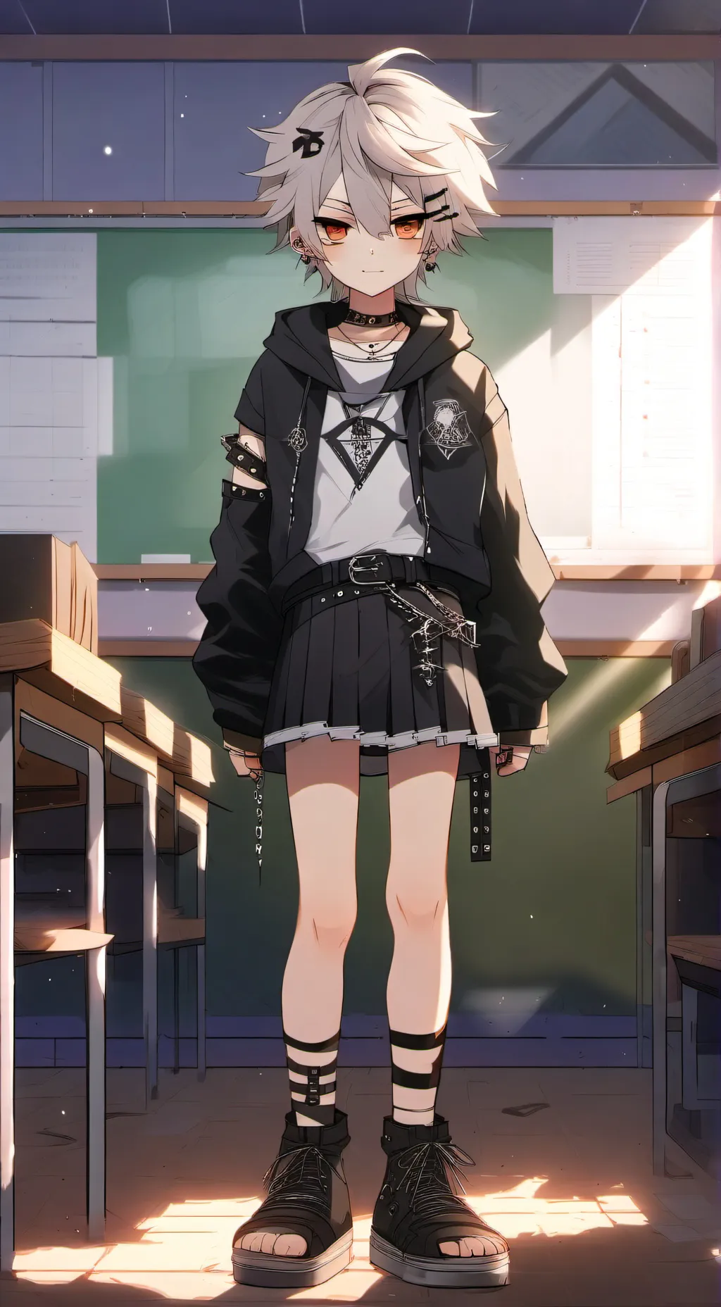 ai character: Freddie background