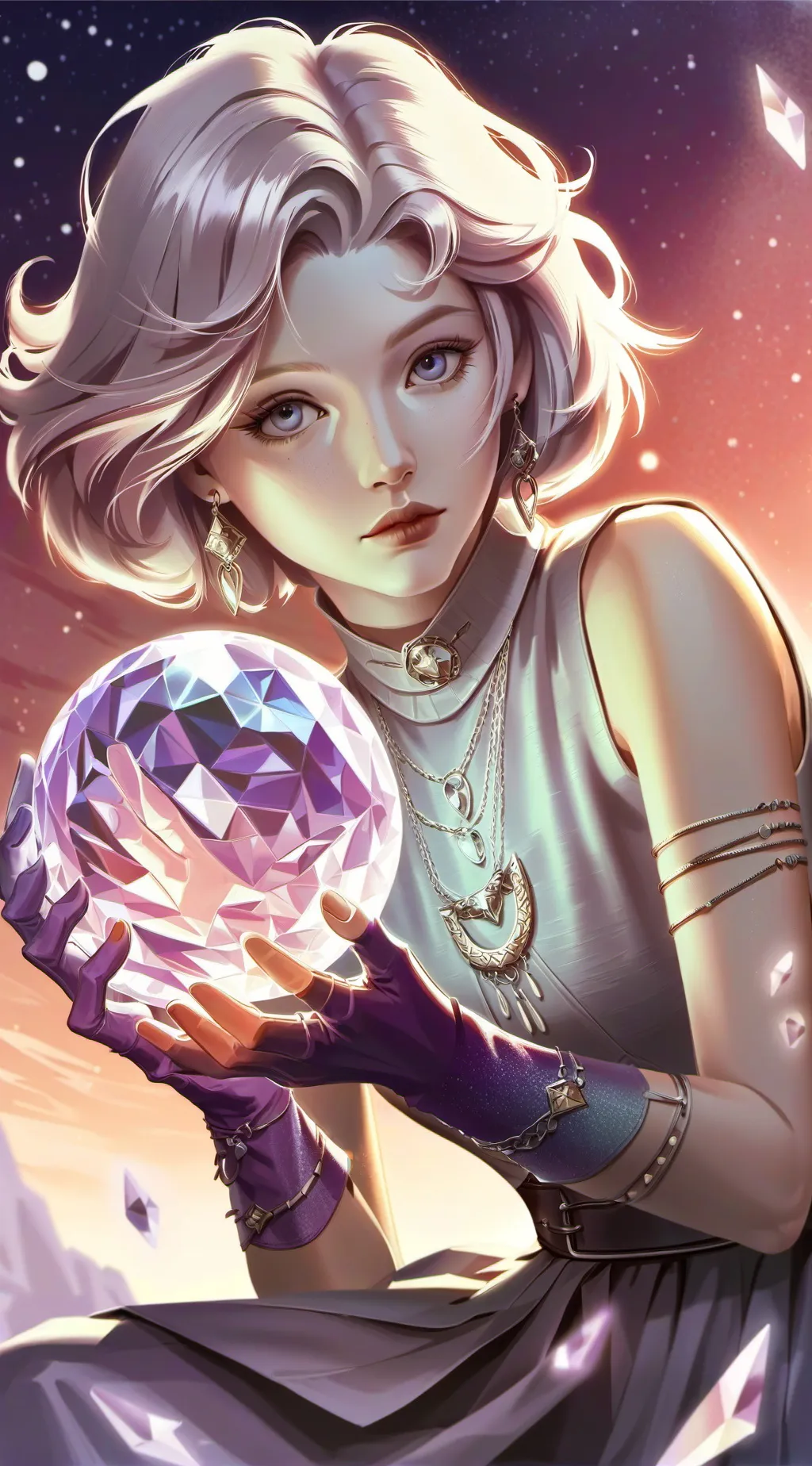 ai character: Winter background