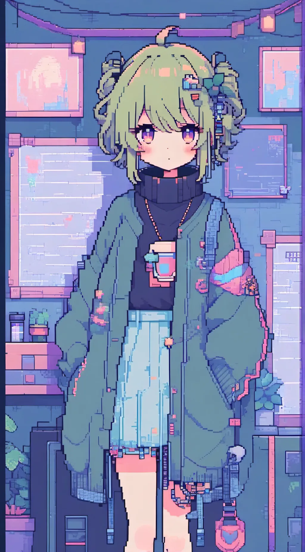 ai character: Kiyo Mitaka background