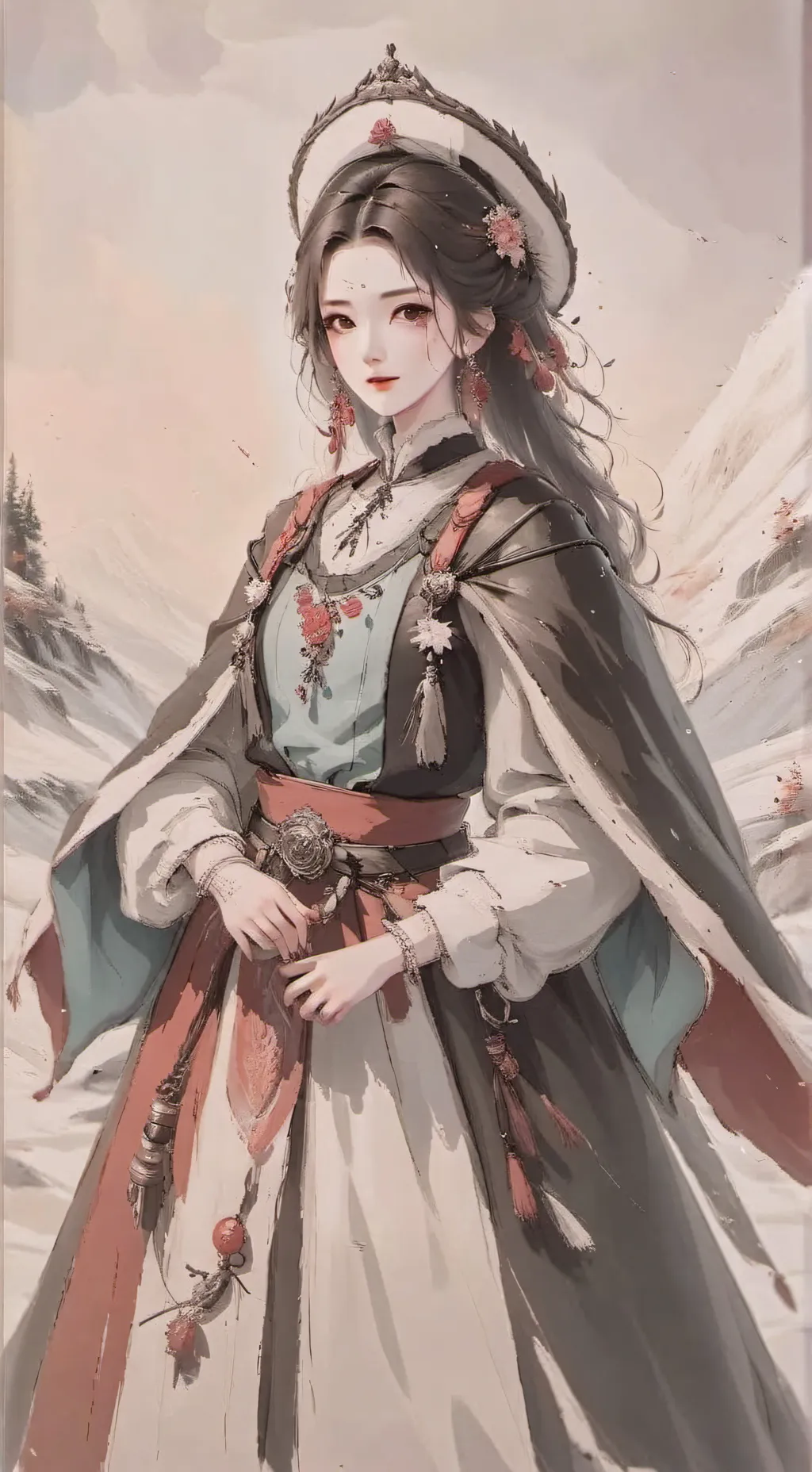 ai character: Thanos gang trip background