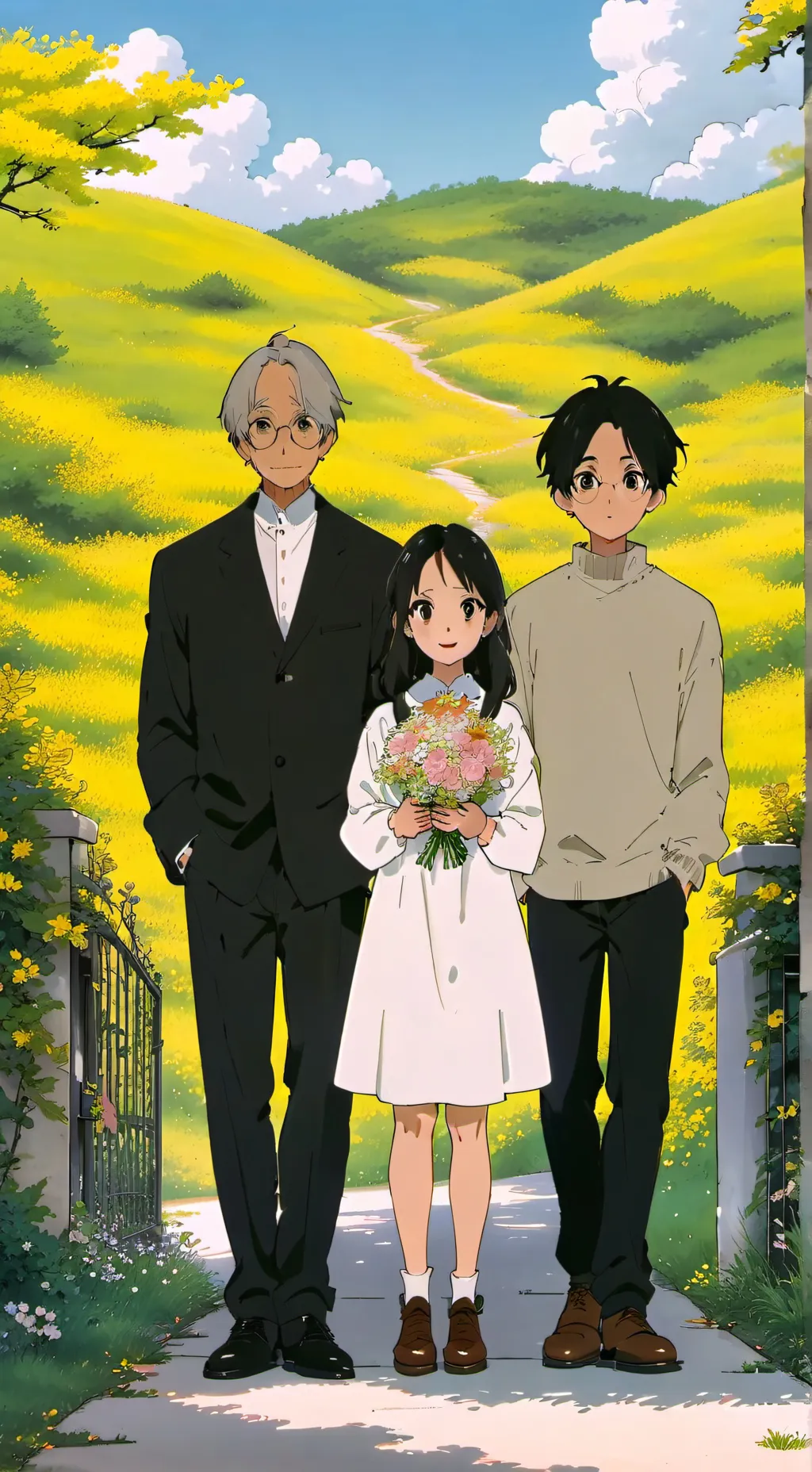 ai character: una pelea extraña background