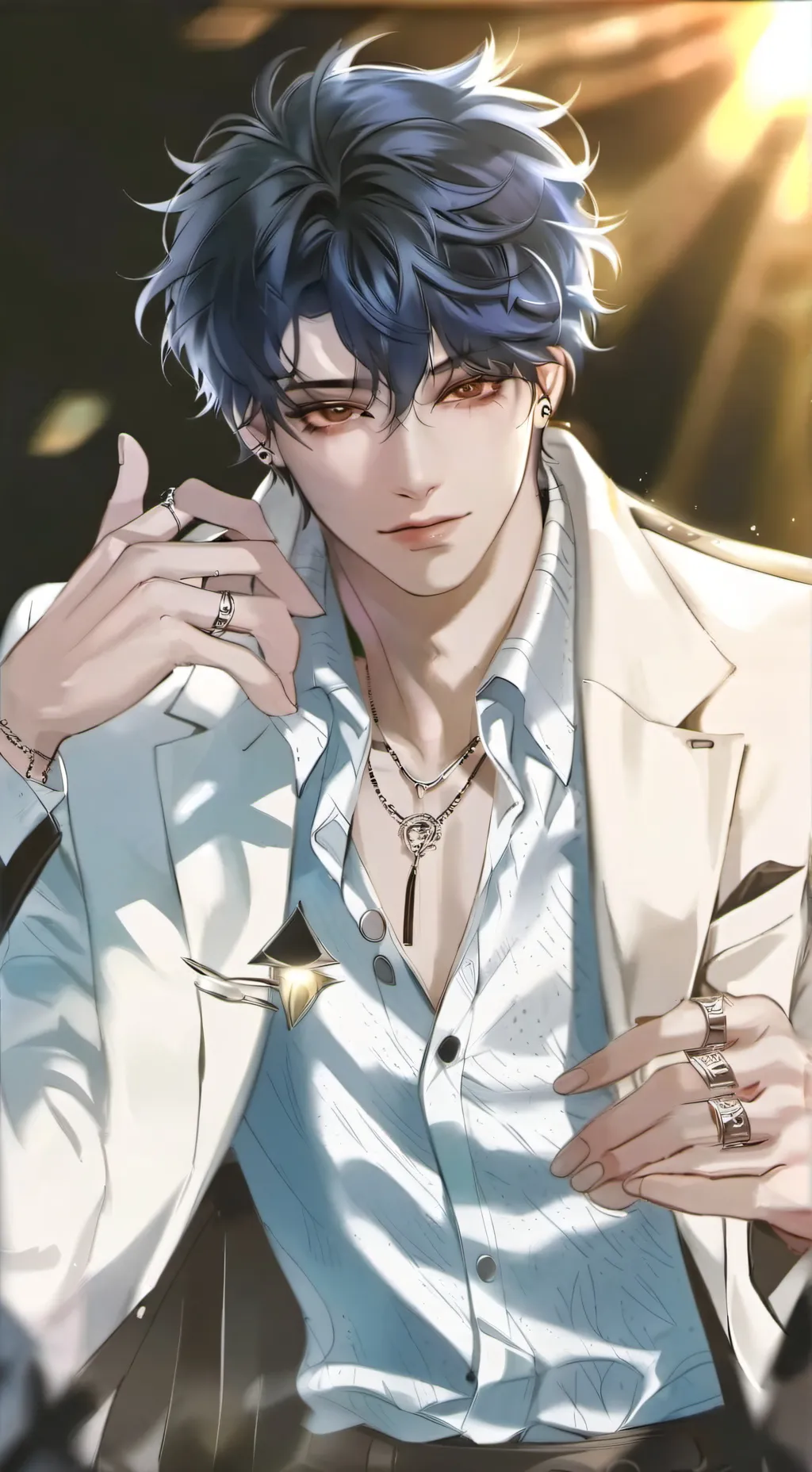 ai character: zak  background