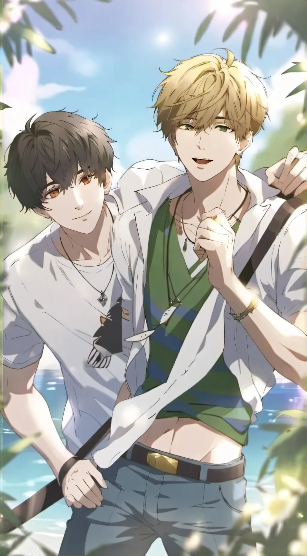 ai character: sm and Colby  background