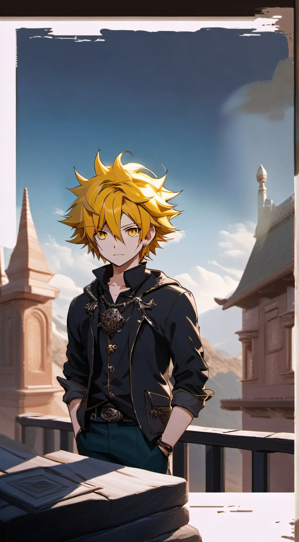ai character: Denki ignores you  background