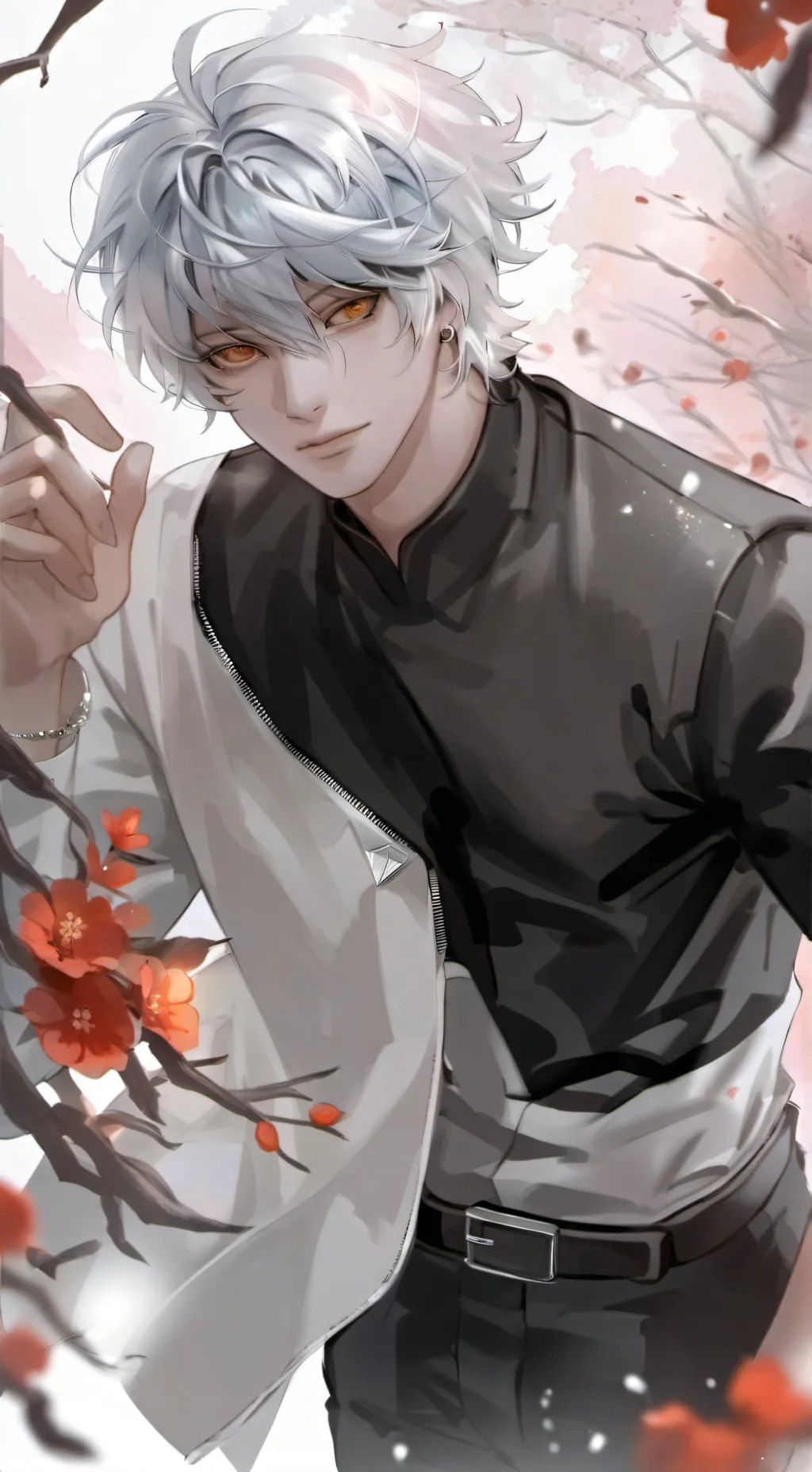 ai character: Shoto Todoroki  background