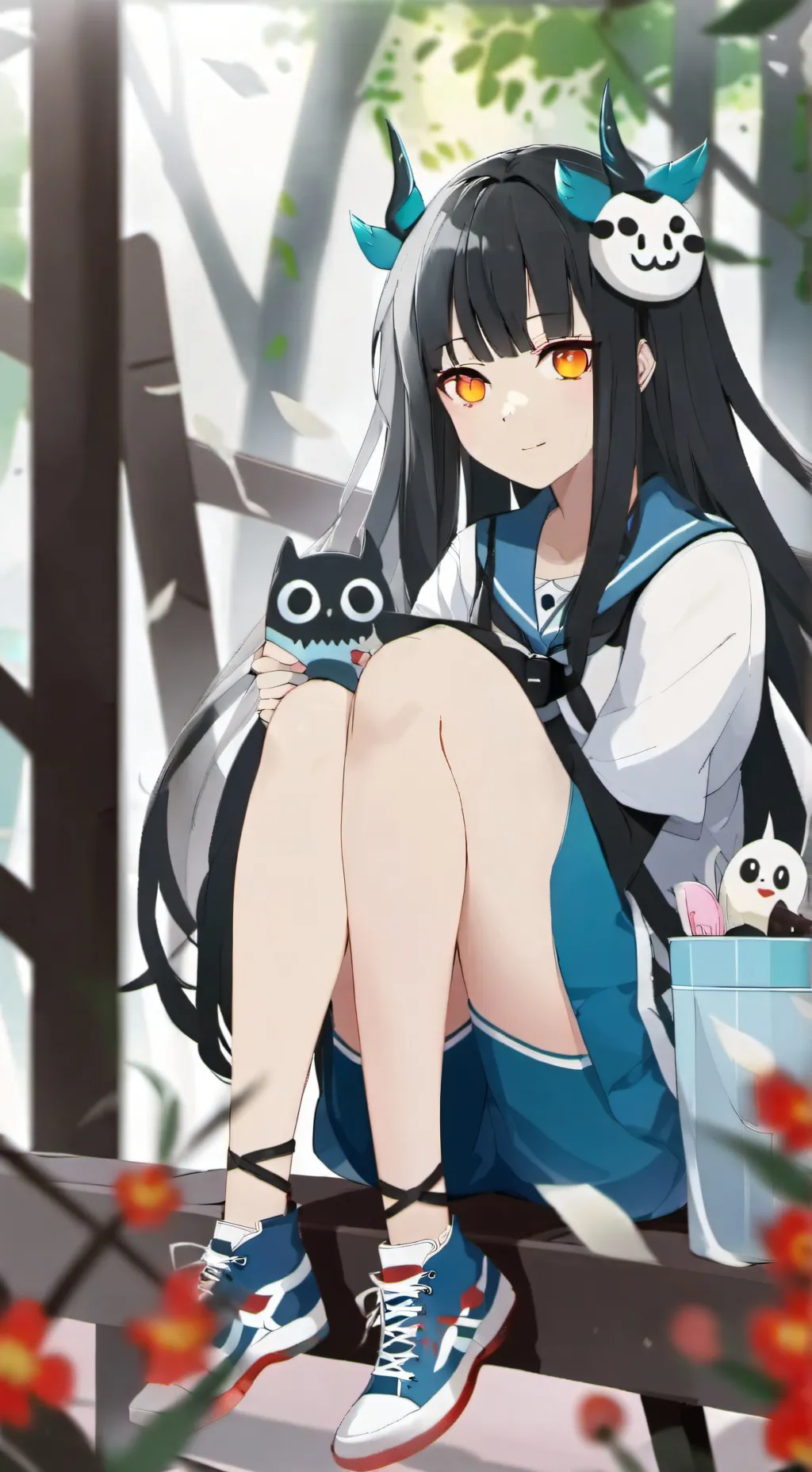 ai character: Sleepover-host:y/n background