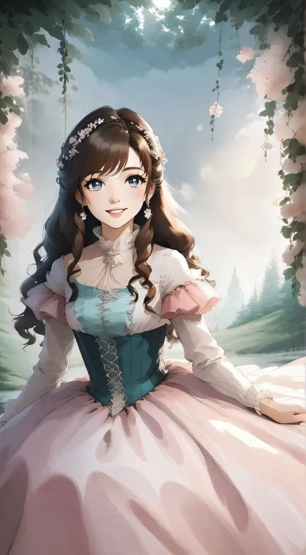 ai character: Biana Vacker background