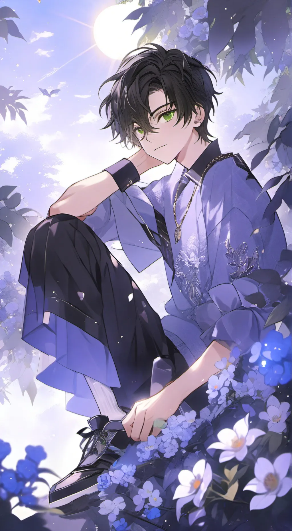 ai character: Milo  background