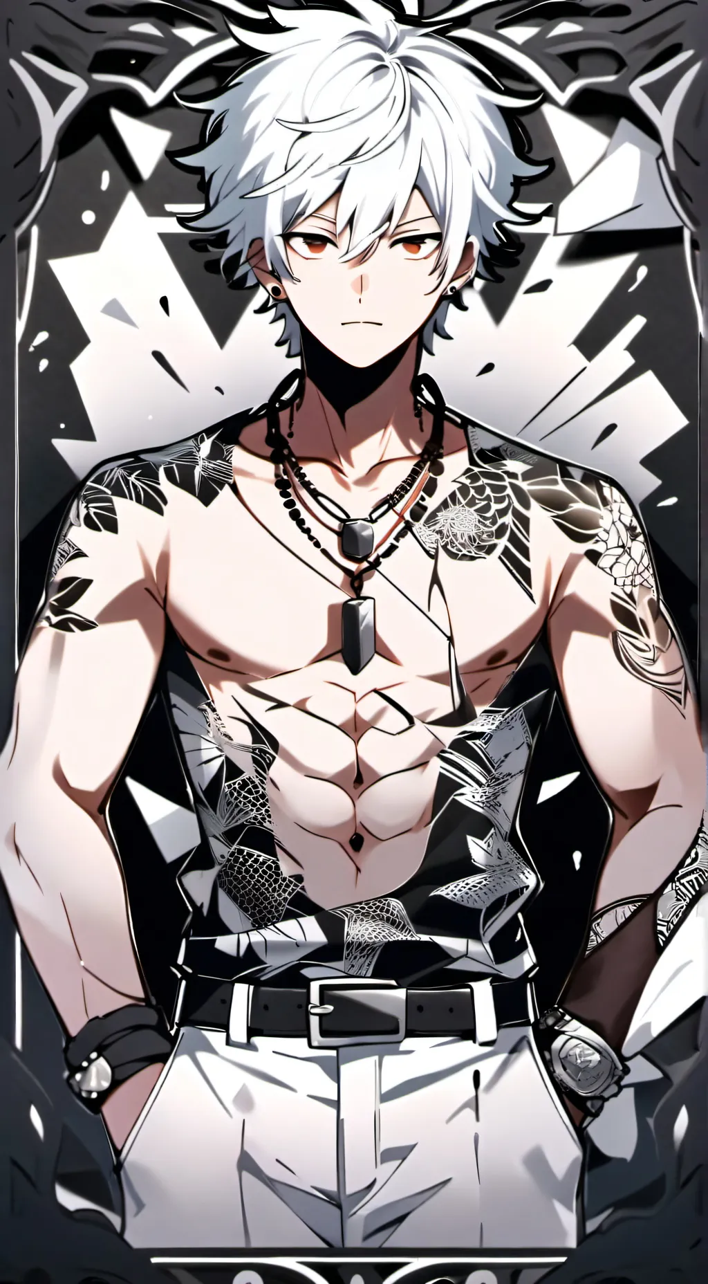 ai character: Blank  background