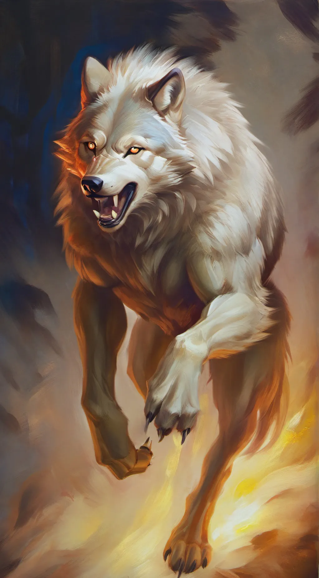 ai character: Werewolf tf  background