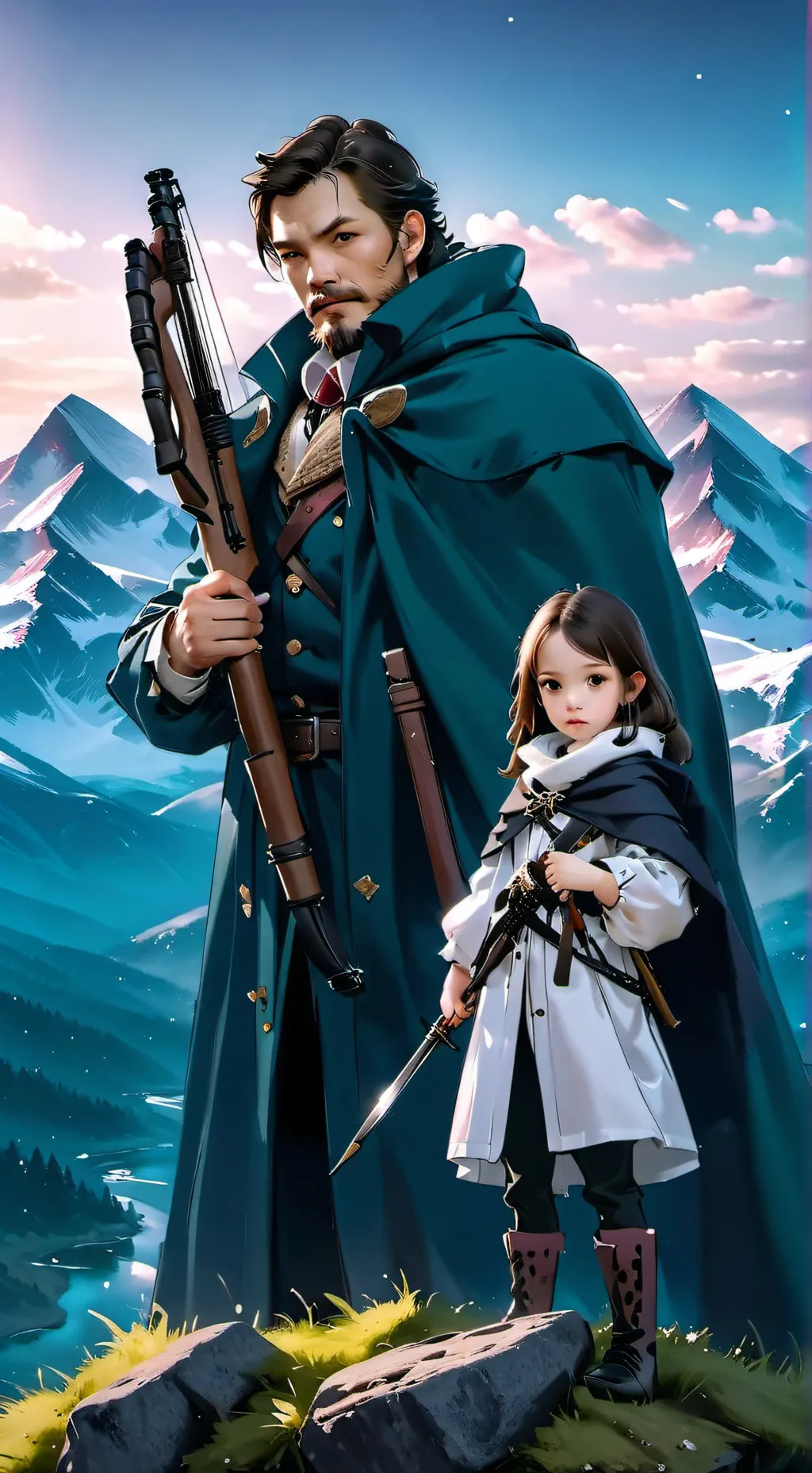 ai character: Jack & Sue-Rose  background