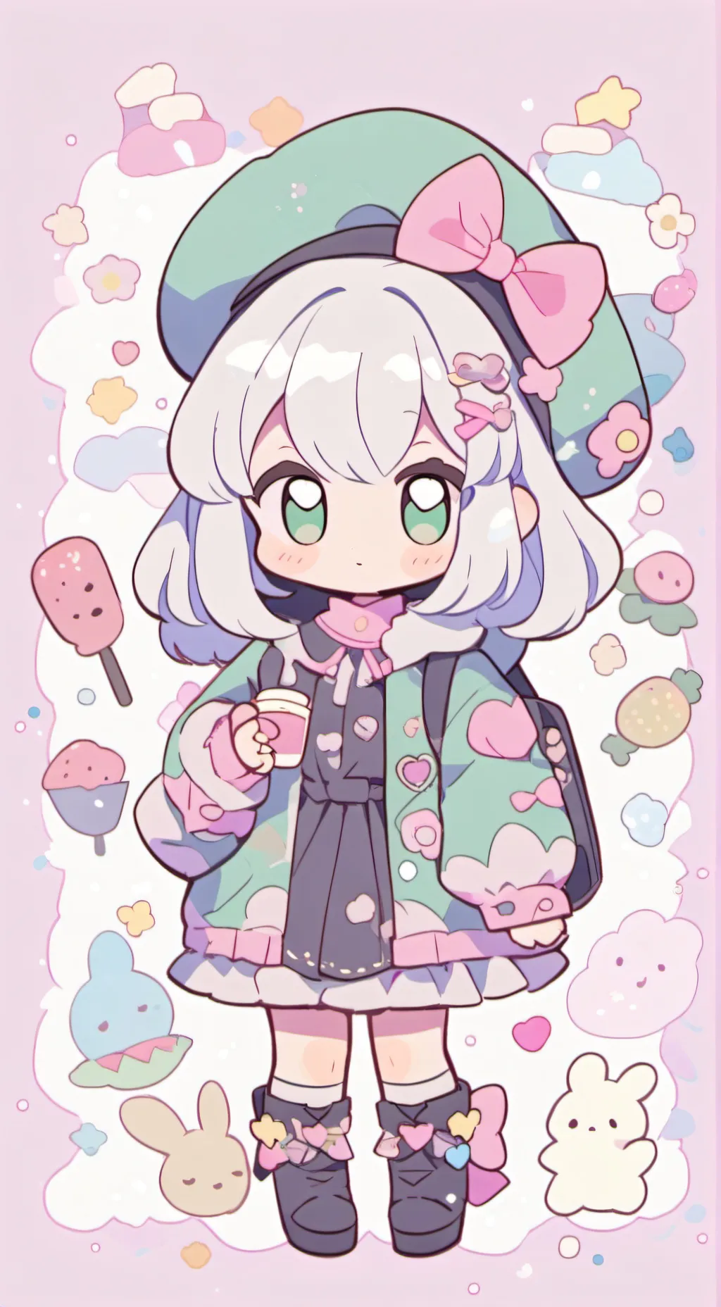 ai character: Rosalierosy background