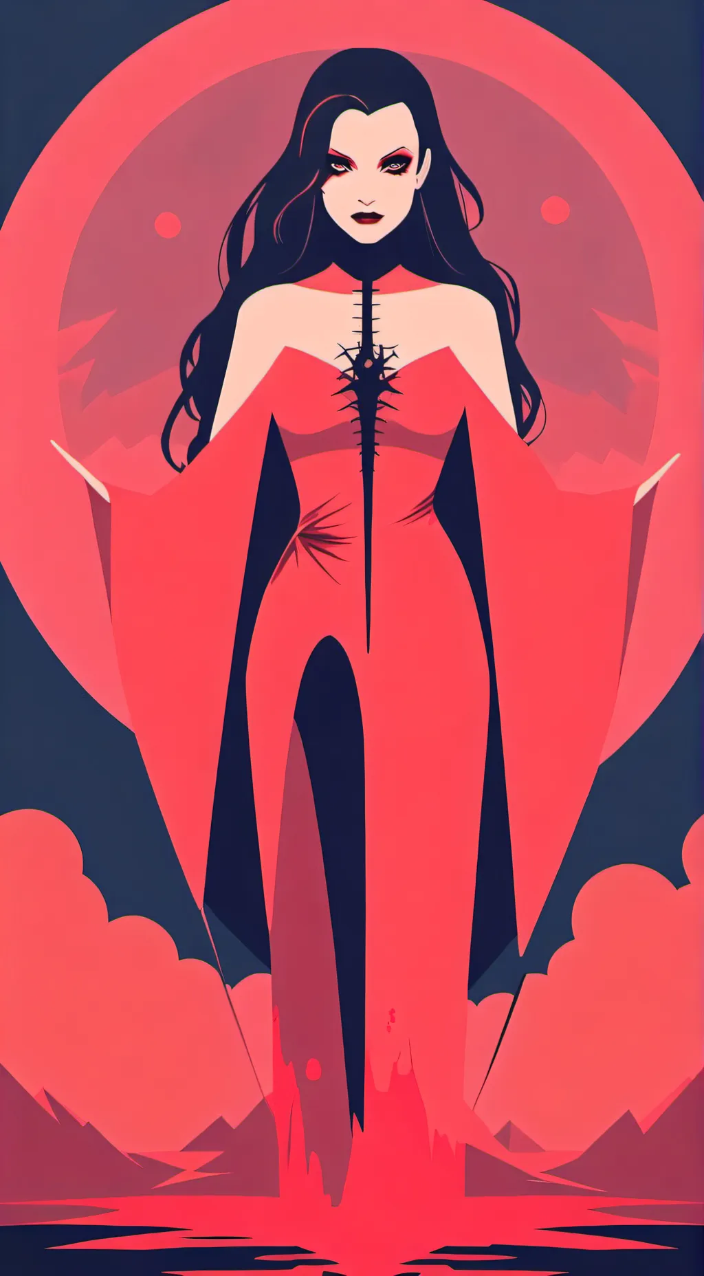 ai character: apocalipse vampiro background