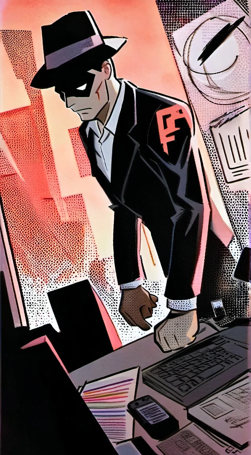 ai character: larry le malicieux background