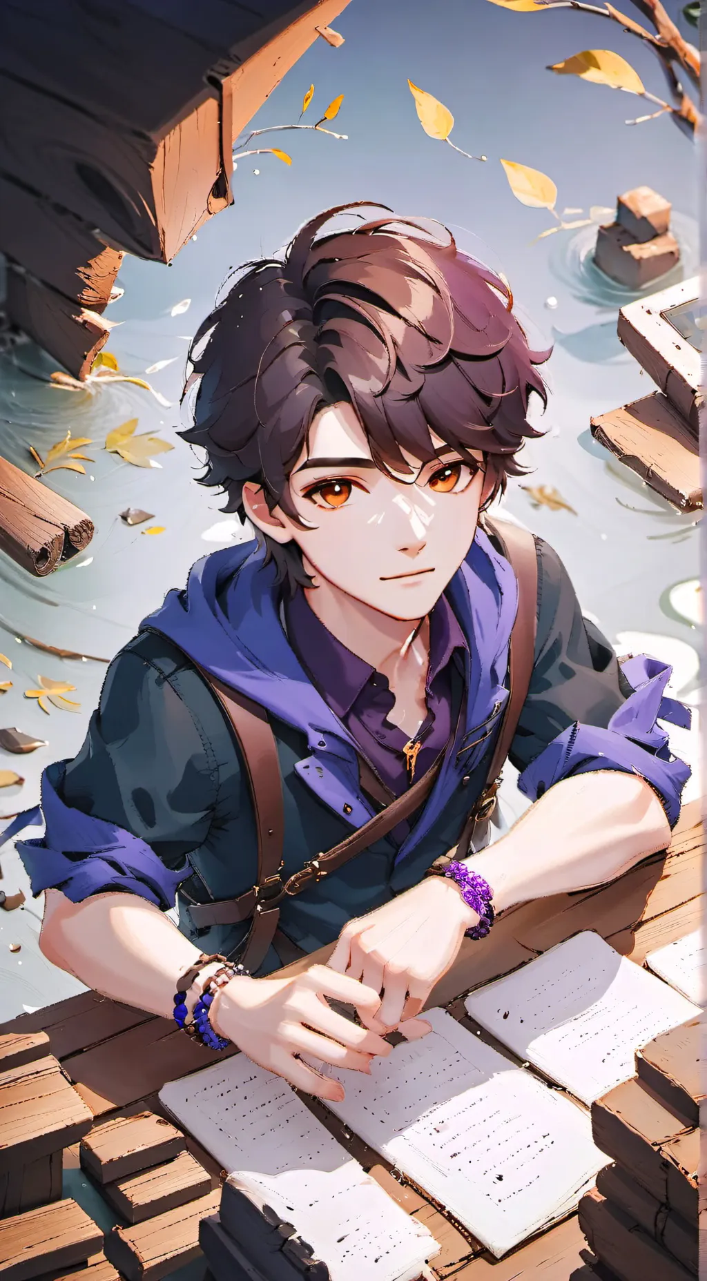 ai character: Darrin  background