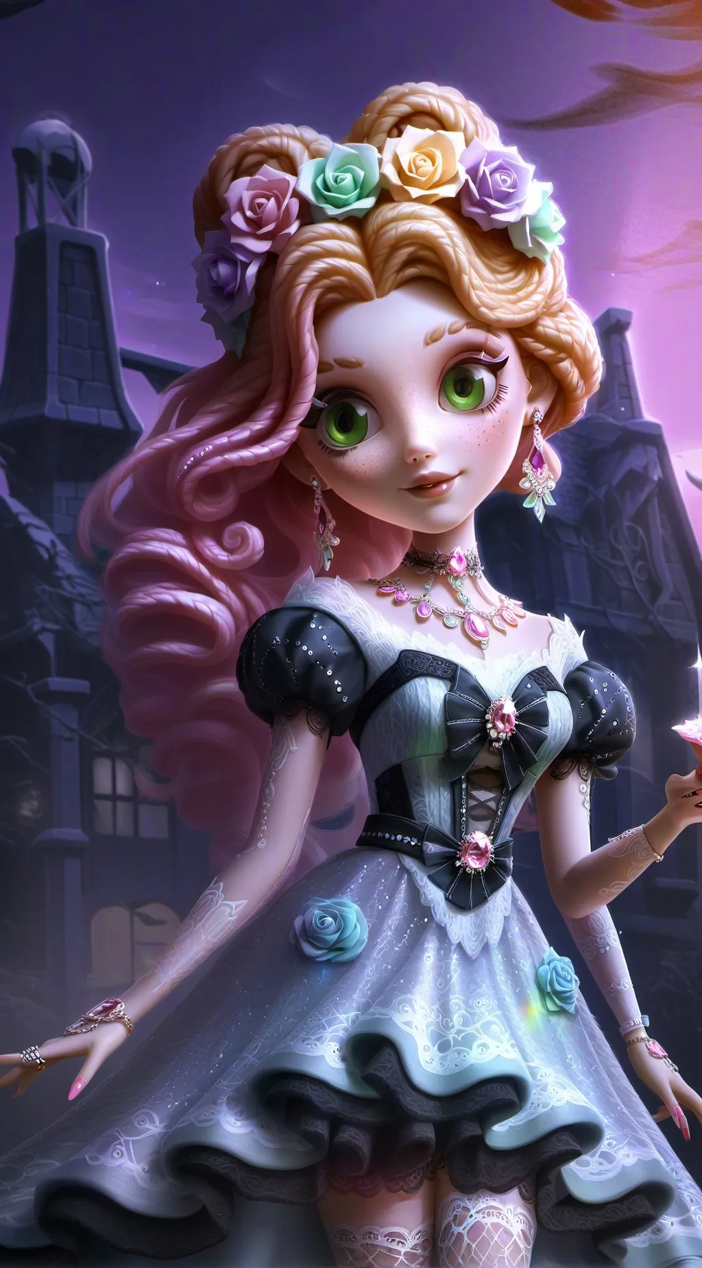 ai character: Naughtime Natalie background