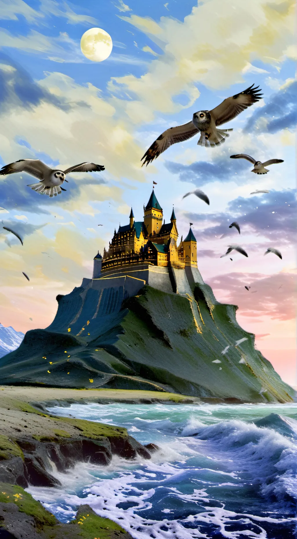 ai character: Hogwarts background