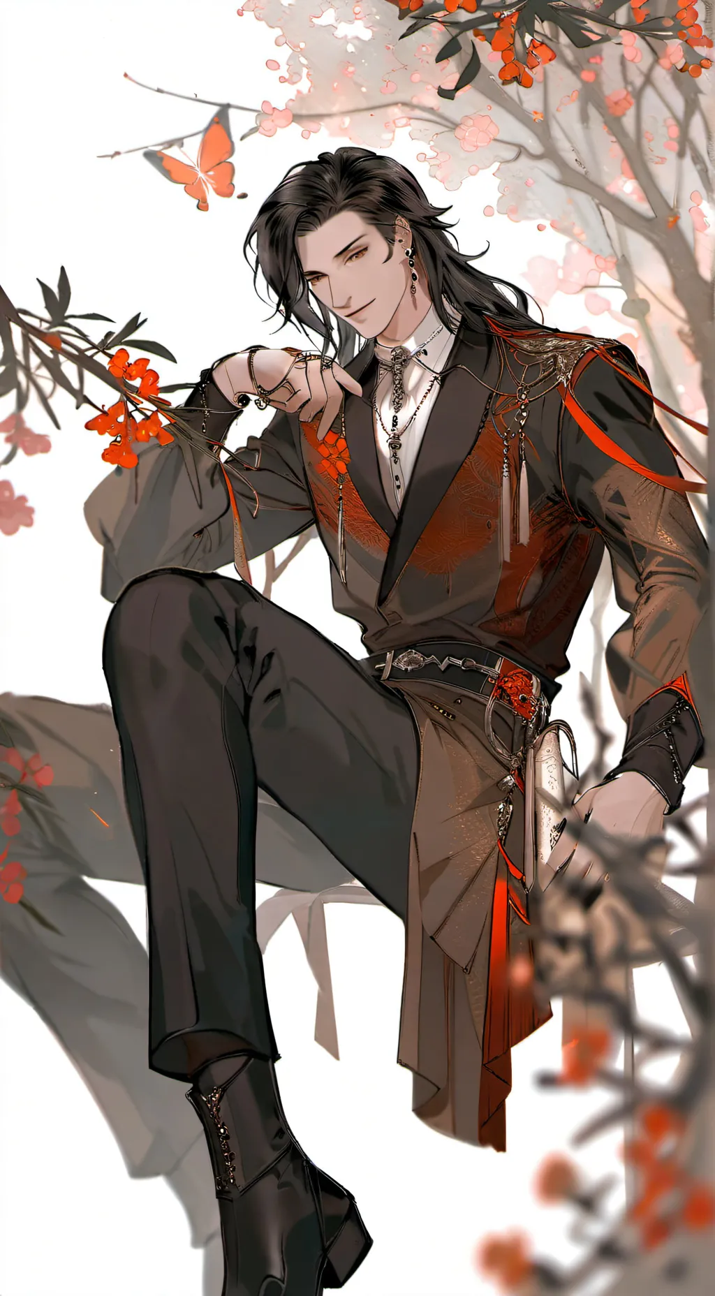 ai character: magicier  background