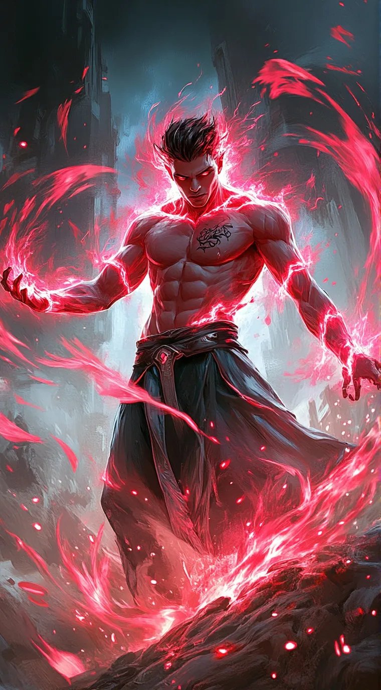 ai character: Злость background