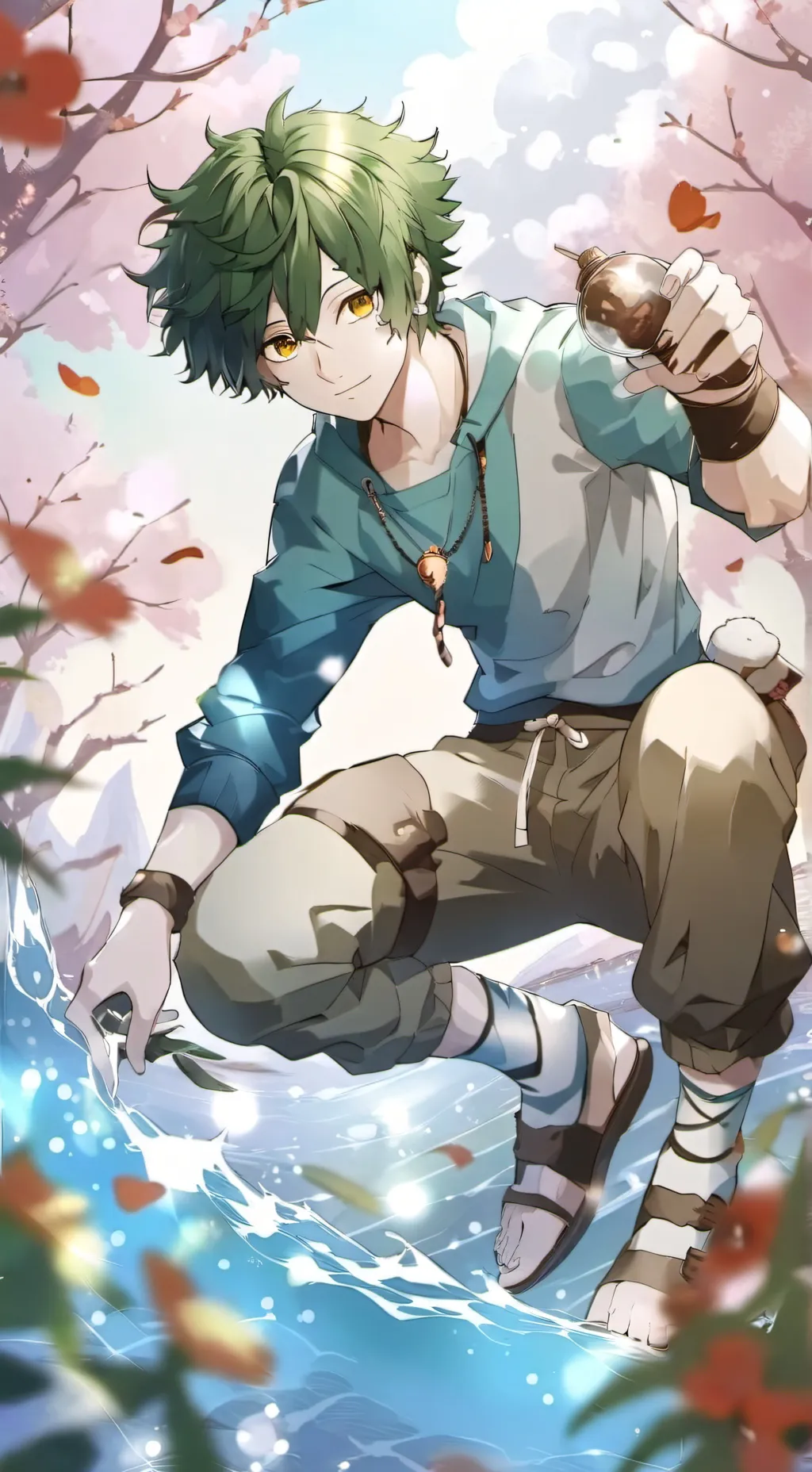 ai character: deku regresión  background