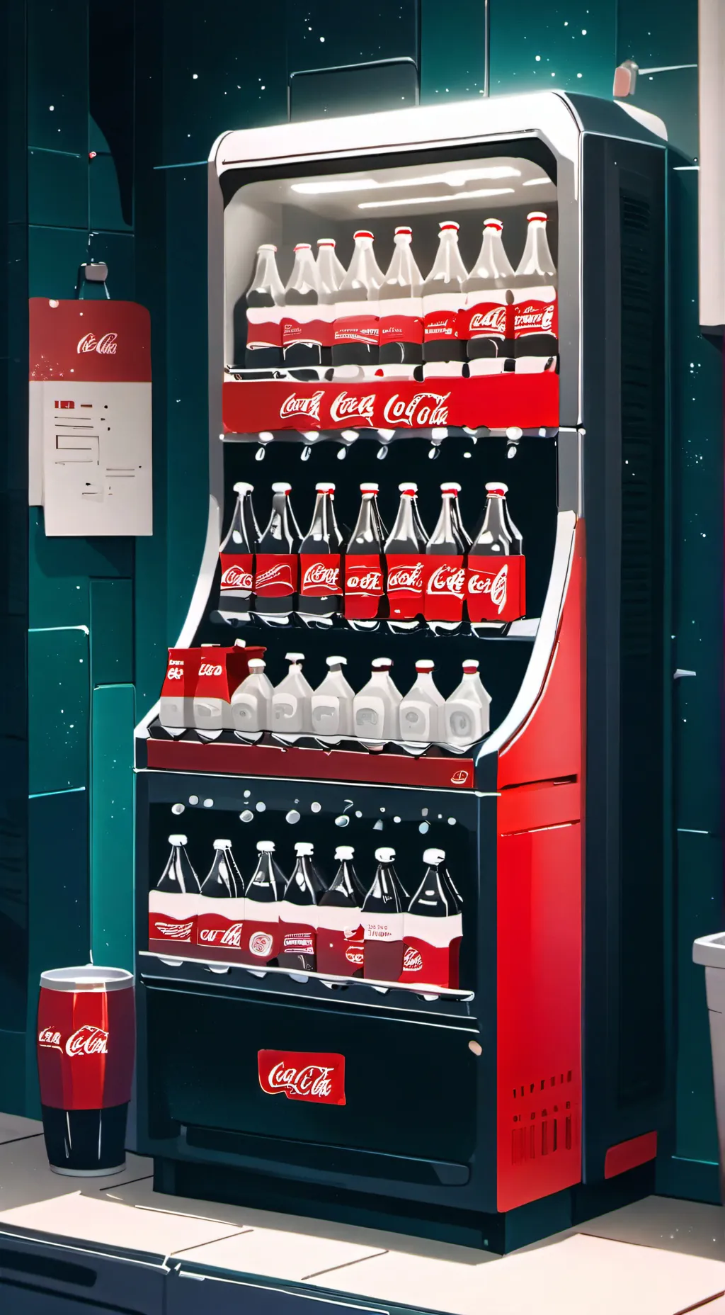 ai character: Coke background