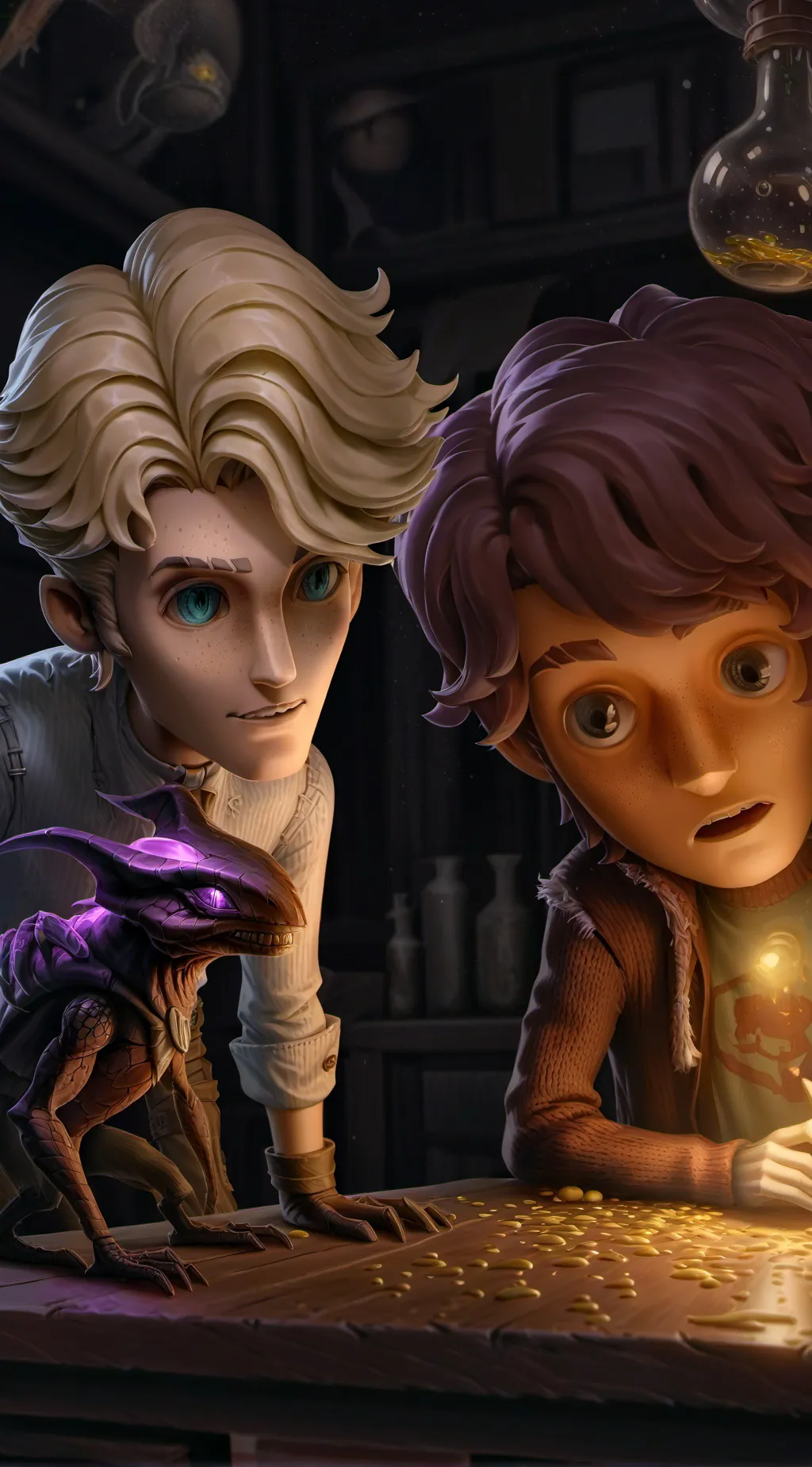 ai character: Glarp the Martian background