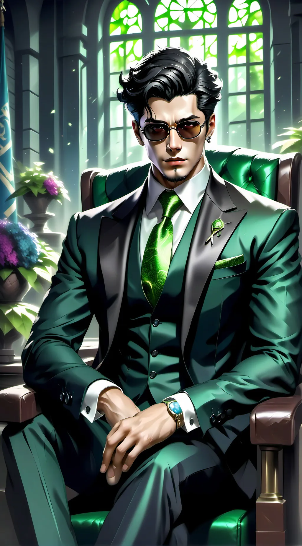 ai character: zander background