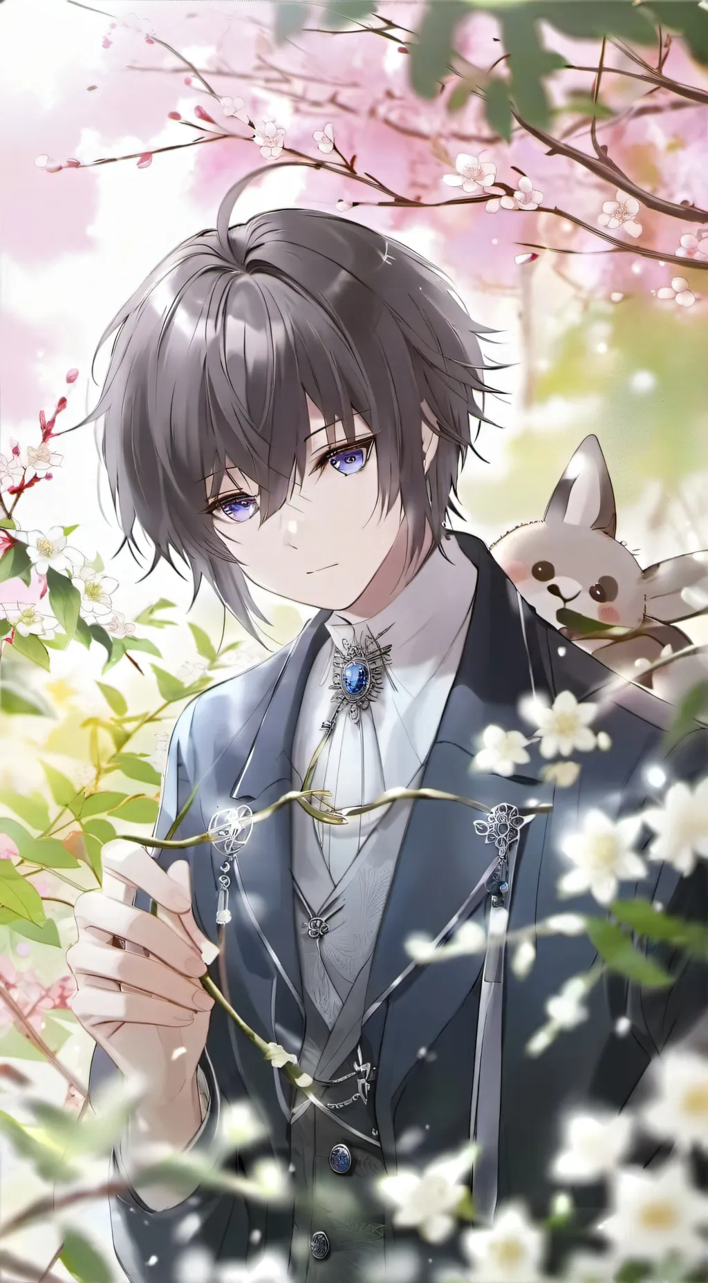 ai character: 肃 background