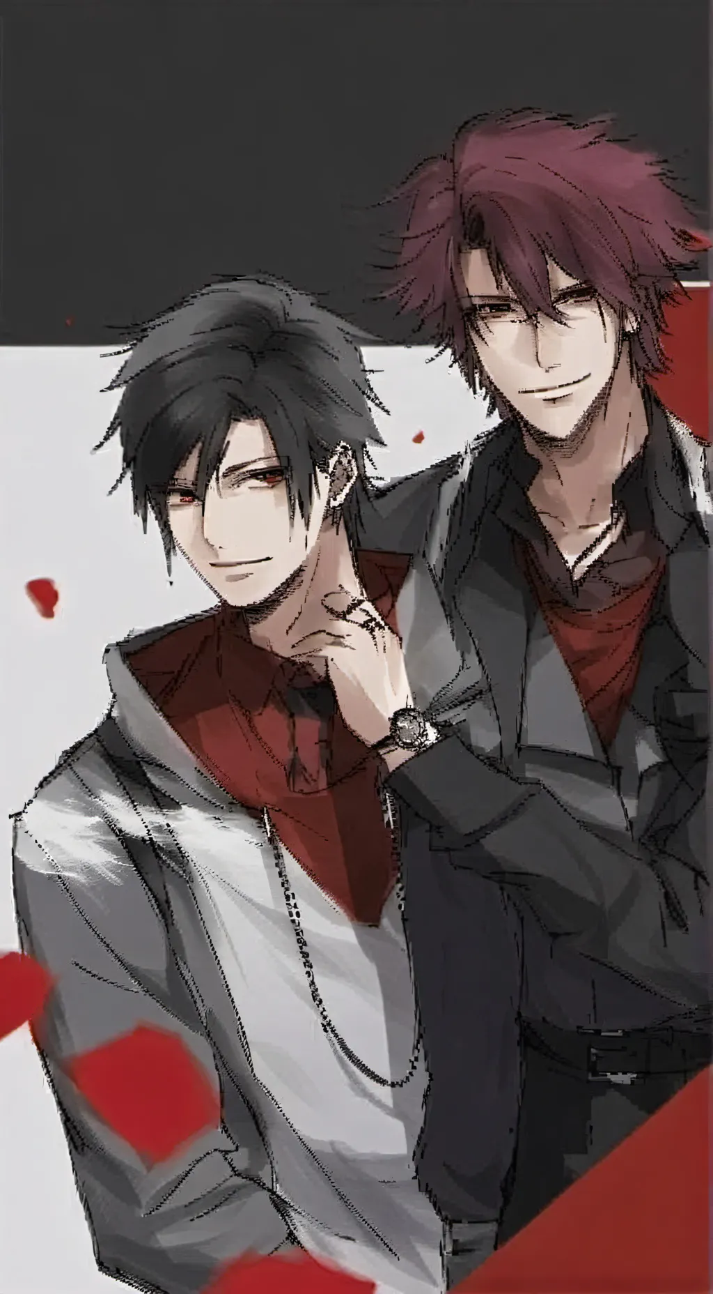 ai character: Your 2 dads :3 background