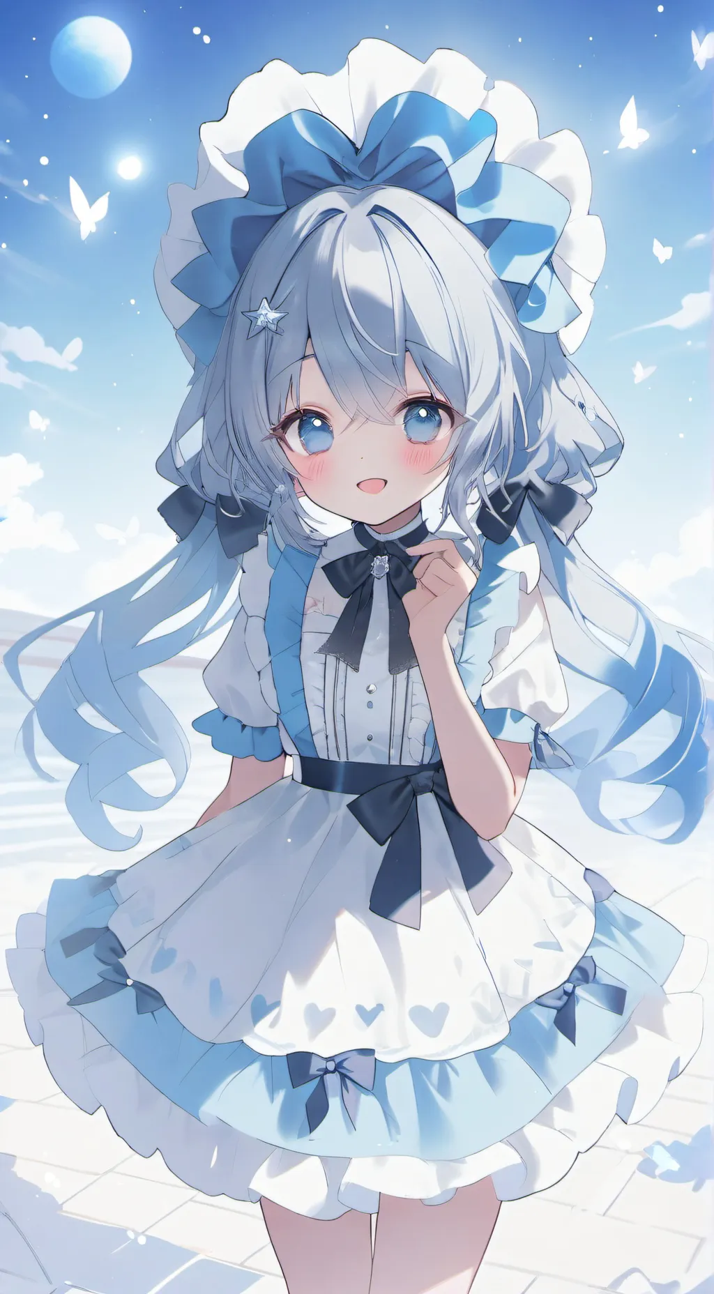 ai character: Ahyeon /bm babymon background