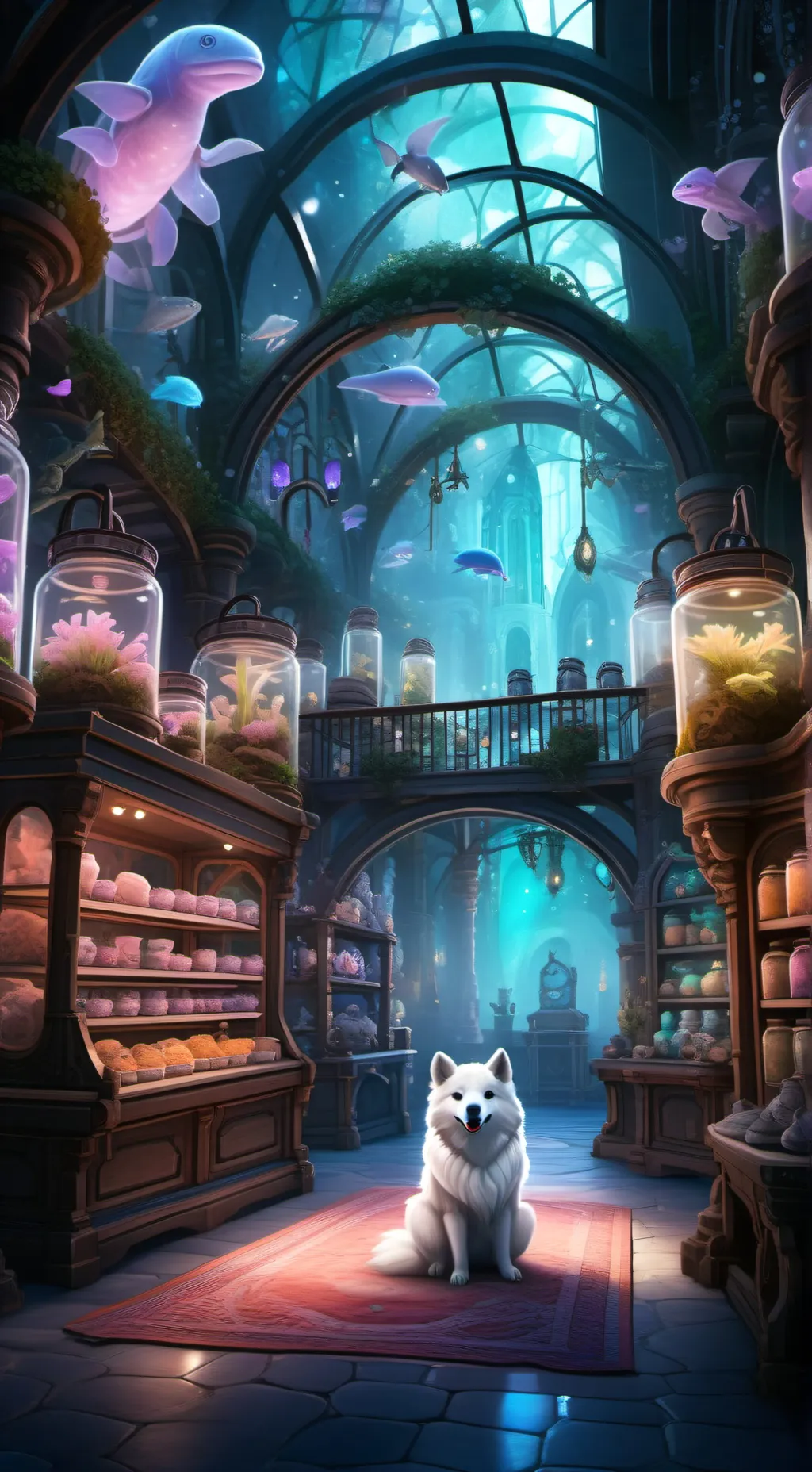 ai character: Slime Pet Emporium background