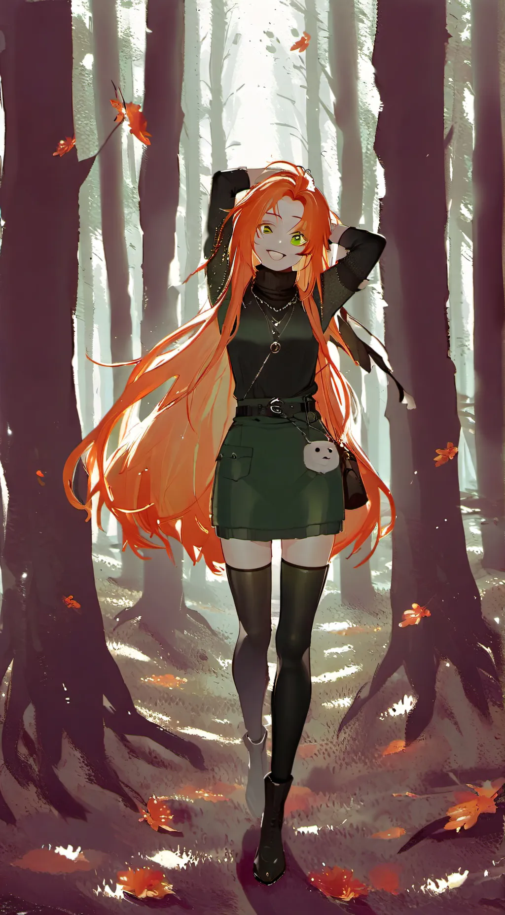 ai character: Clara/Rose Afton! background